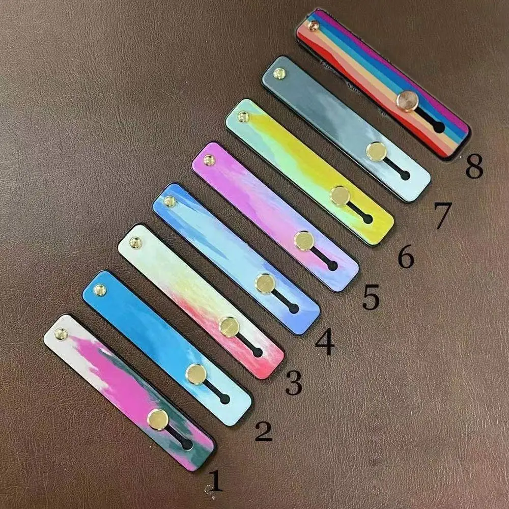 حزام المعصم القصير دفع وسحب حامل الهاتف الهاتف إصبع قبضة الهاتف إصبع حزام تلسكوبي قوس أصحاب الهاتف المحمول #4