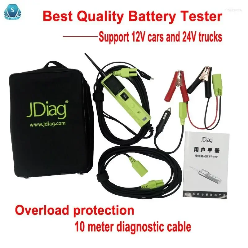 

Arrival Car Battery Tester Support 12V Cars And 24V Trucks Electrical System Circuit Auto Diagnostics Tool