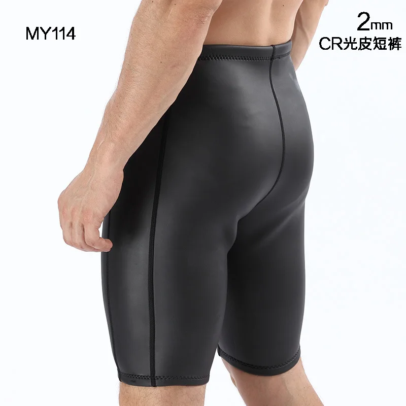 Men 2 MM Triathlon High Quality Keep Warm High Elastic Neoprene Buoyancy Shorts CR Light Smooth Shin Diving Pants Shorts