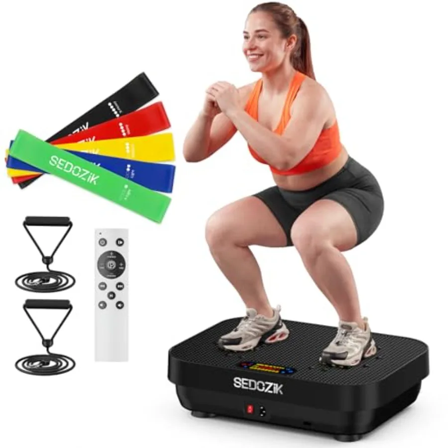 

Vibration Plate Exercise Machine 450 Lbs Ccity Whole Body Vibrating Plate for Lymphatic Drainage Weight Loss Fat Burner for Hom