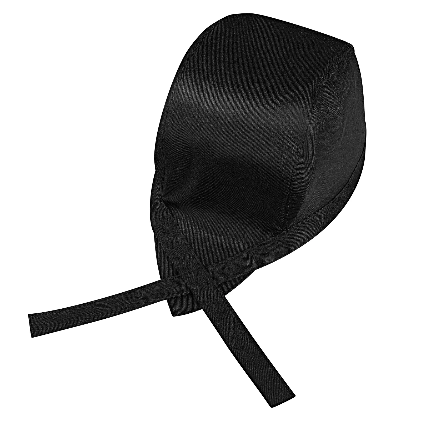 3 uds sombrero de Chef turbante lona suave cinta ajustable cocina restaurante cafetería barbacoa negro durabilidad comodidad