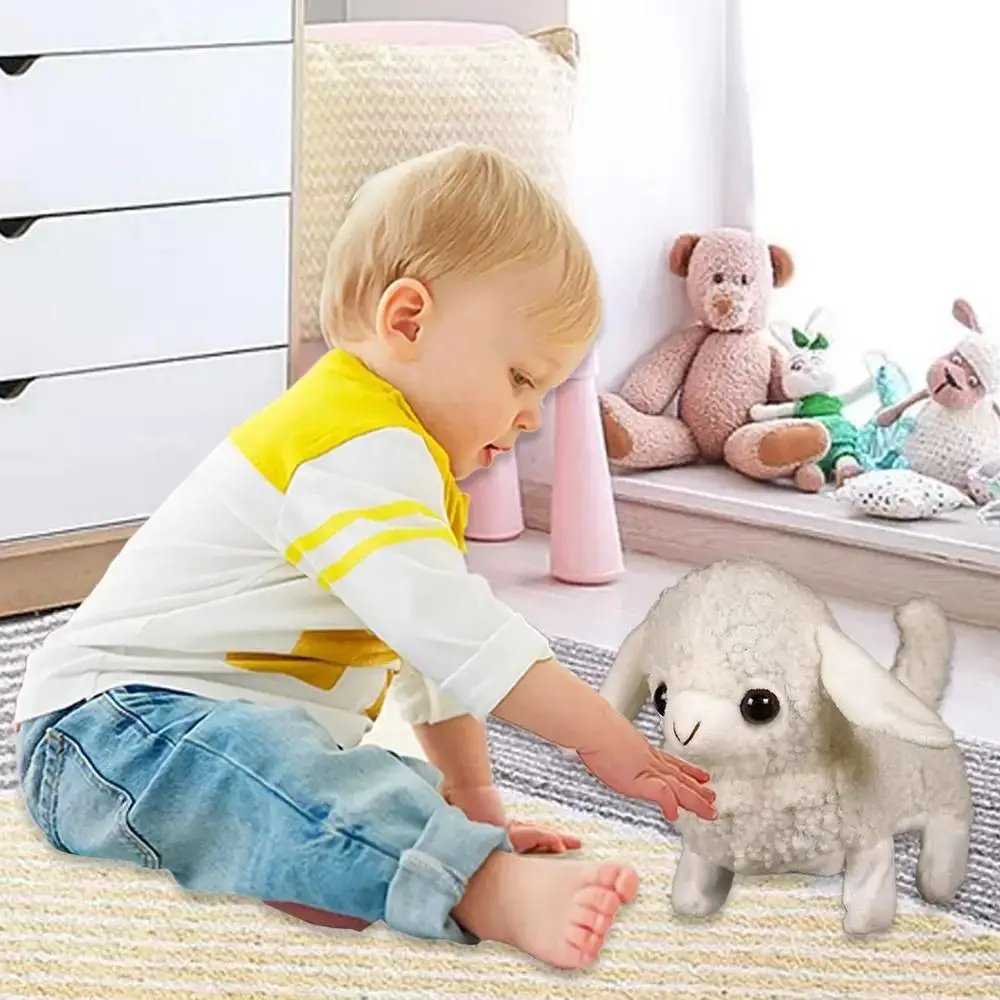 Simulation Electric Alpaca Toy Sound Toys Movements Running Singing Lamb Kawaii With Sound Walking Interactive Alpaca