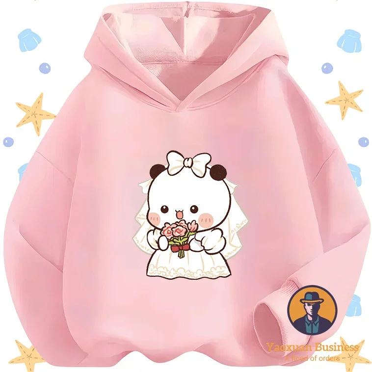 2025 nova chegada yier meninas meninos crianças moletom com capuz bonito impresso dos desenhos animados à prova de vento quente outono inverno elegante