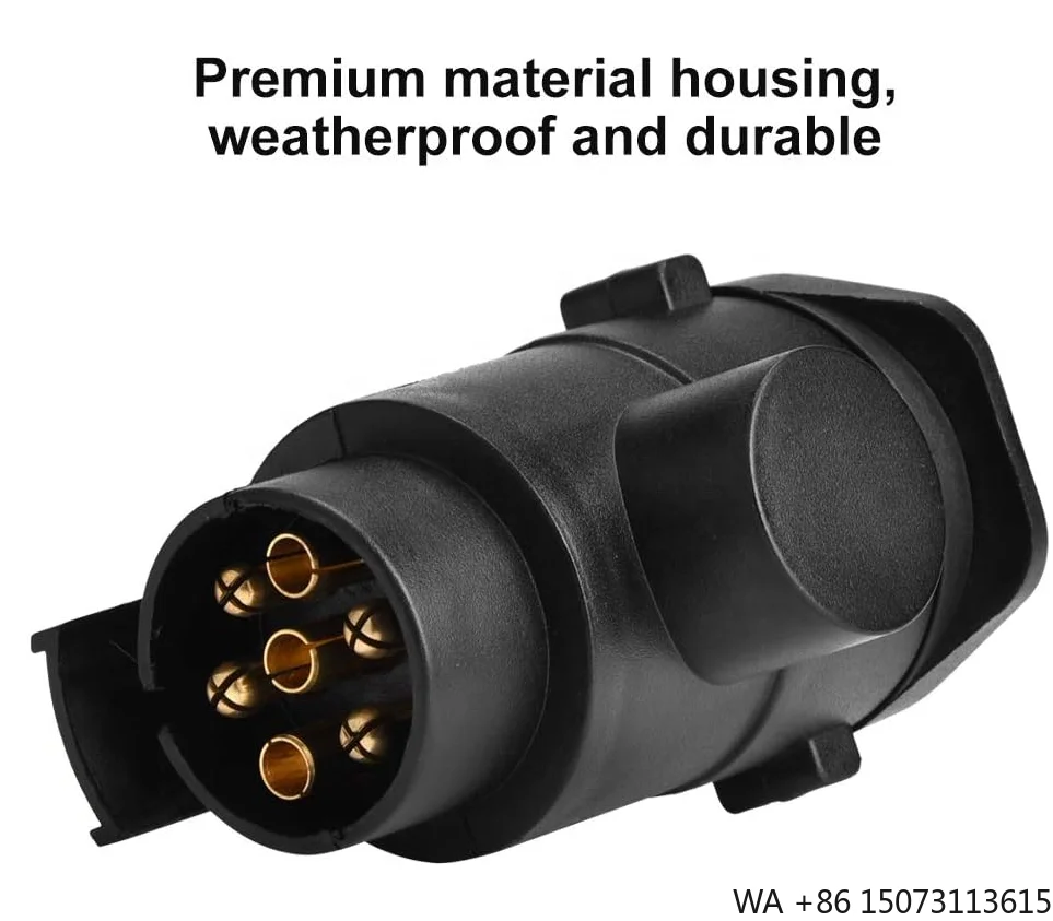 

12 В 7-контактный на 13-контактный адаптер для розеток прицепа для буксировочного сцепного устройства для каравана