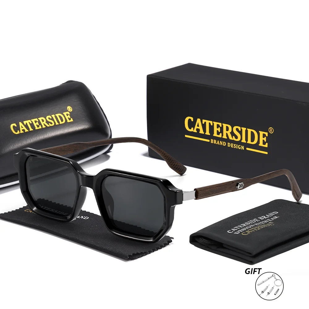 CATERSIDE Neue männer Sport Optische Sonnenbrille Polarisierte Quadratische Gläser Brillen frauen Bergsteigen Brillen UV400 – Detail 5