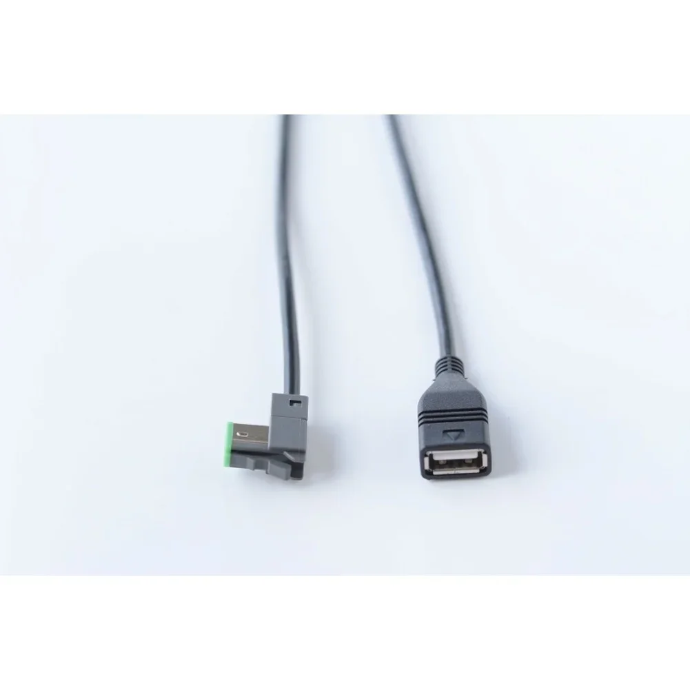 Black Navigation Extension Cable Wide Compatibility With Navigation Models Robust ABS Material Plug-and-Play Installation