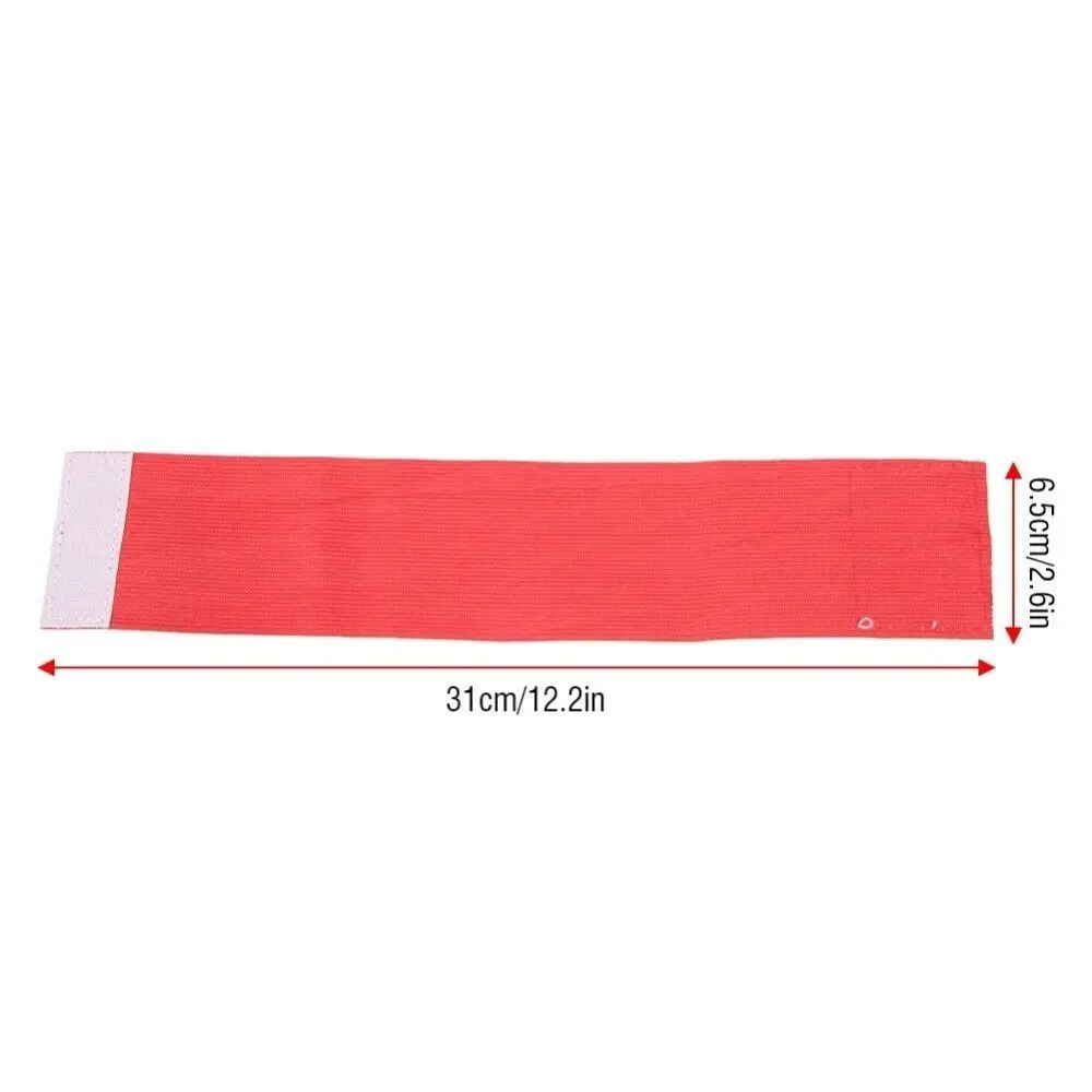 New Nylon hook and loop Armband Solid Color Elastic Football Arm Band Group Armband