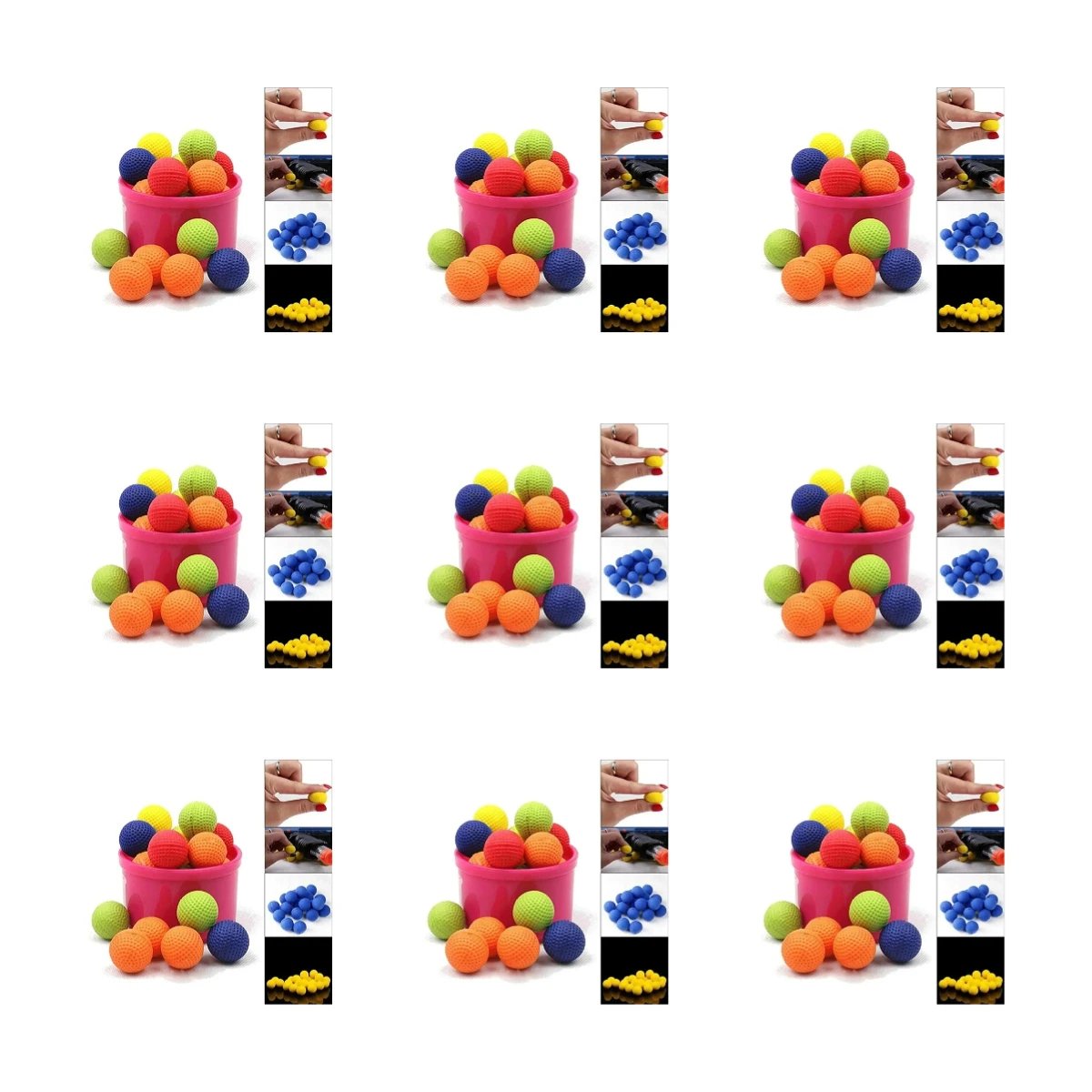 

100 Rounds Nerfs Rival Compatible Ammo Bulk Toy Gun Bullets Ball Darts For Apollo Zeus Blasters Best Seller