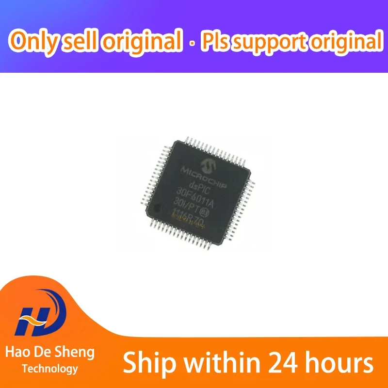 

1PCS/LOT DSPIC30F6011A-20E/PT DSPIC30F6011A-20E TQFP64 New Original In Stock