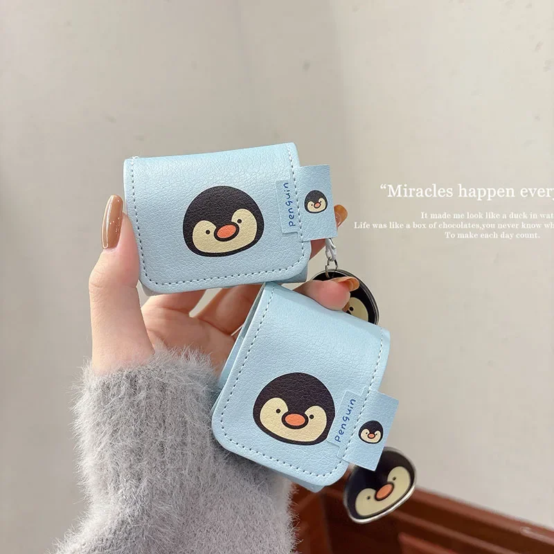 

Penguin Cute Cartoon Case for HUAWEI FreeBuds 4 4e 5 5i 6i Cover for HUAWEI Pro 2 3 Pro2 Pro3 SE3 SE2 Protective for FreeClip