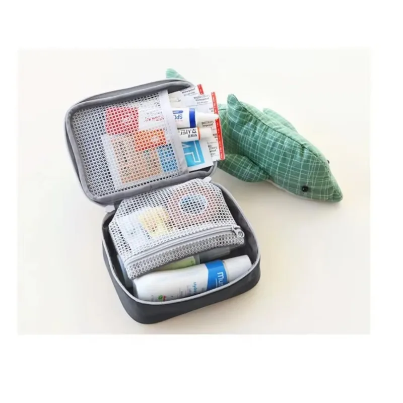 Mini Outdoor Ehbo Kit Bag Reizen Draagbare Geneeskunde Pakket Emergency Kit Tassen Geneeskunde Opbergtas Kleine Organisator