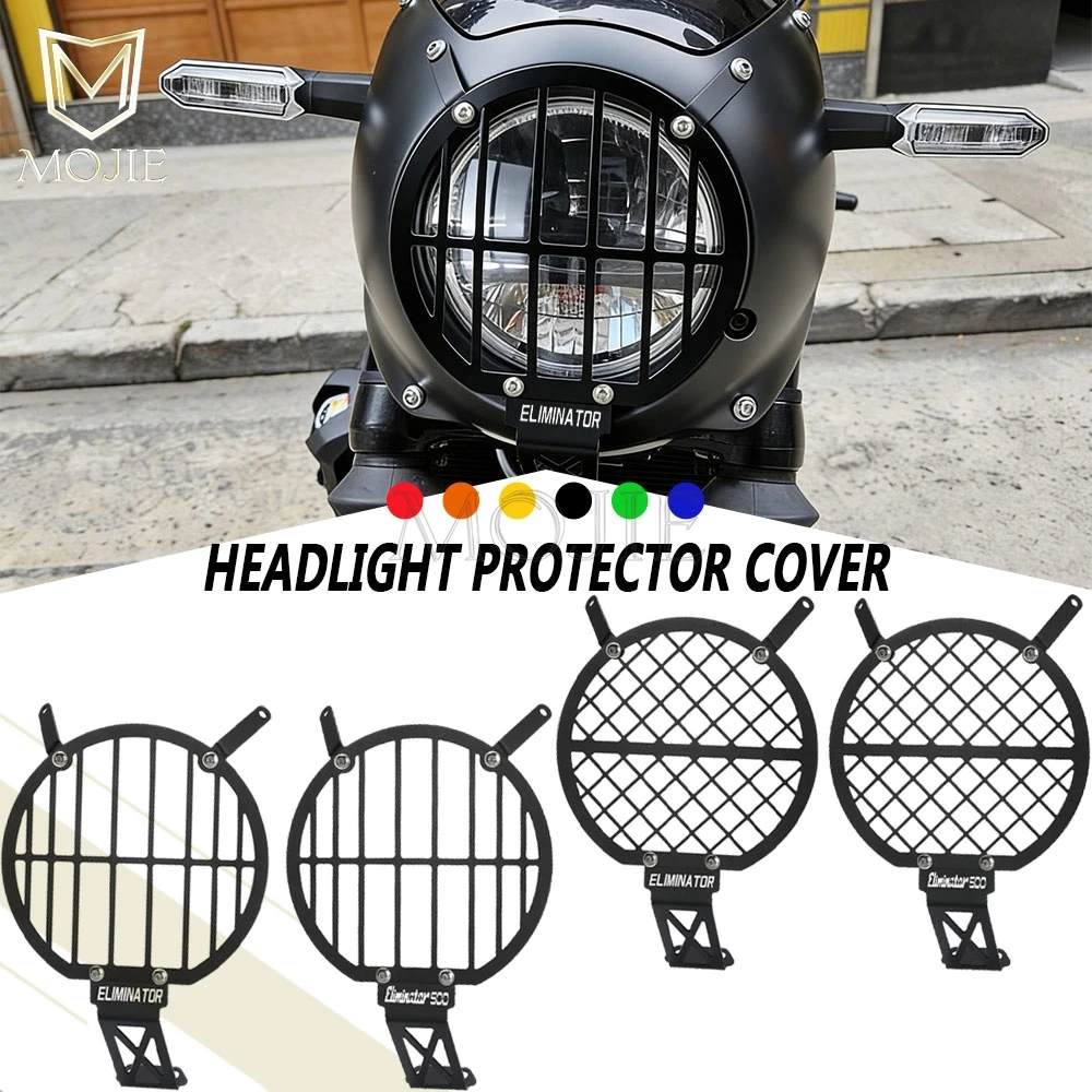 For Kawasaki Eliminator 500 SE Eliminator500SE Motorcycle Light Cover Protector Headlight Protector Guard Protection Covers