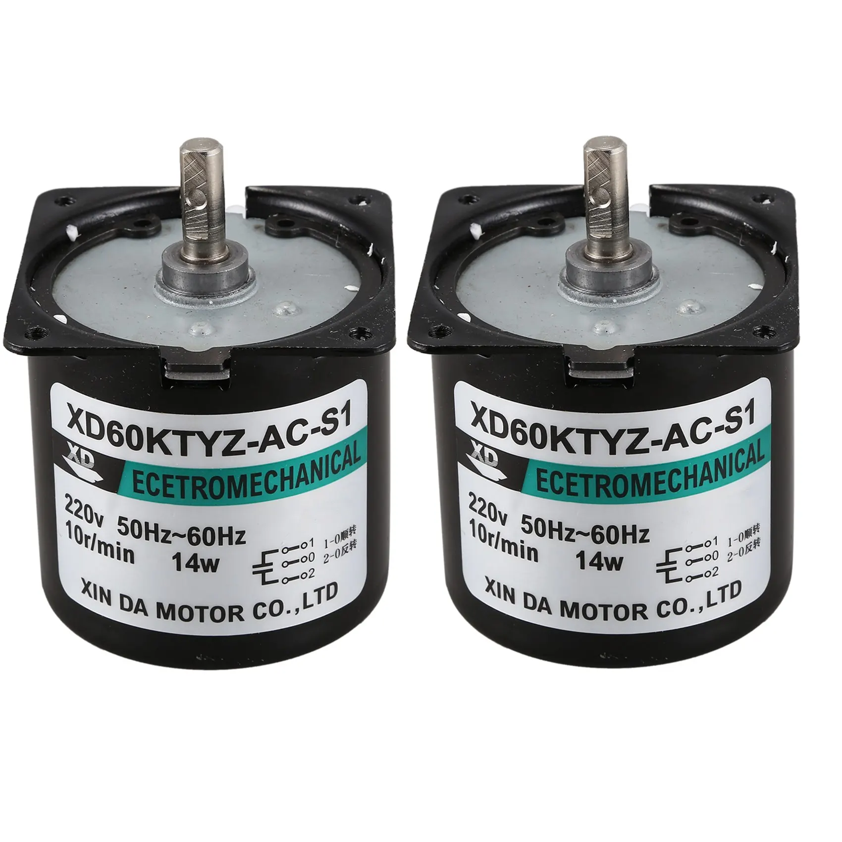 ABZC-2X 60Ktyz Ac Motor 220V 10Rpm Permanent Magnetic Electric Synchronous Motor 14W Permanent Magnet Motor