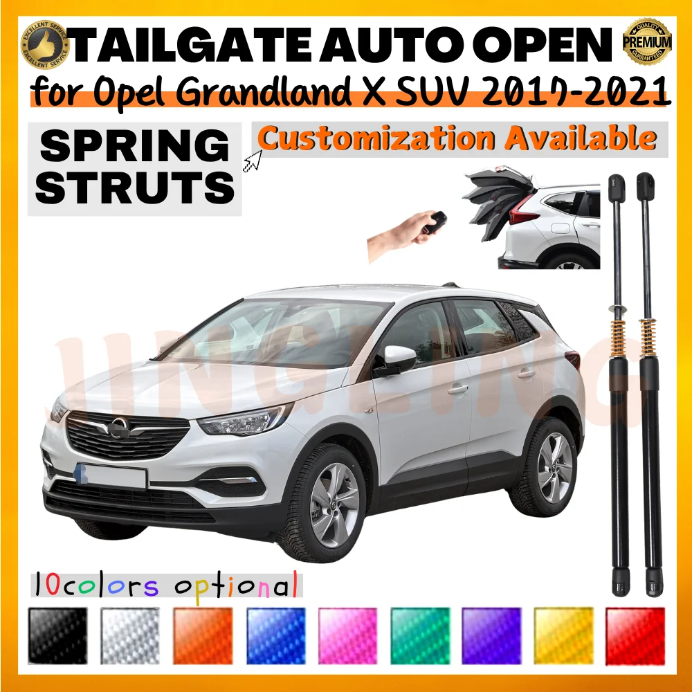 

Qty(2) Trunk Struts with Spring for Opel Grandland X SUV 2017-2021 Rear Tailgate Boot Lift Supports Shock Absorbers Dampers