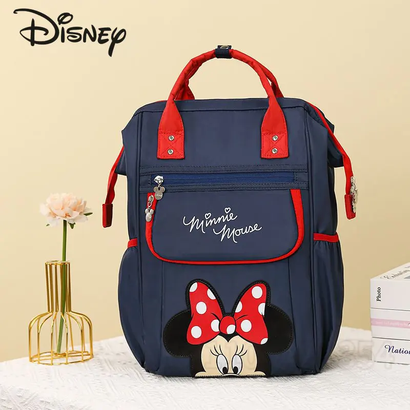 Disney Mickey's New Diaper Bag Backpack Luxury Brand Baby Bag Cartoon Cute Baby Diaper Bag Fashion Waterproof Multi -function