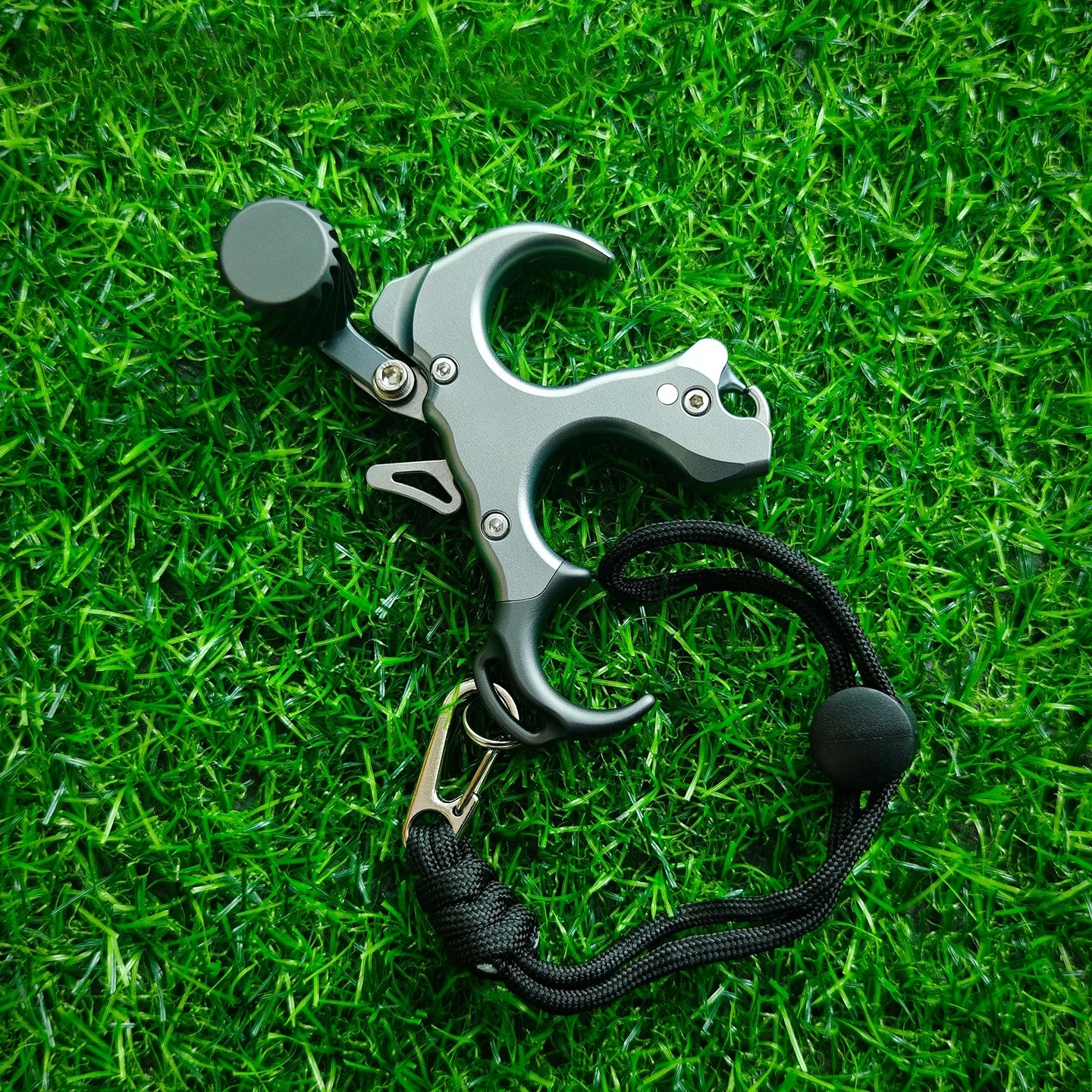 UV Composite Bow Release 3-finger Release Assist Device Grip Shooting Hunting Accessories