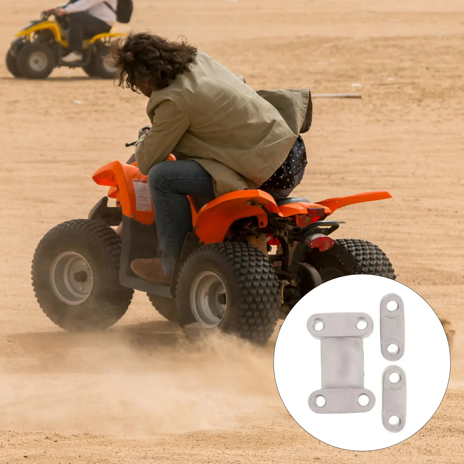 

Universal Aluminum Handlebar Clamp Risers Block Compatible with 125-150Cc Atv Pit Mini Dirt Bikes Enhanced Stability Vibration