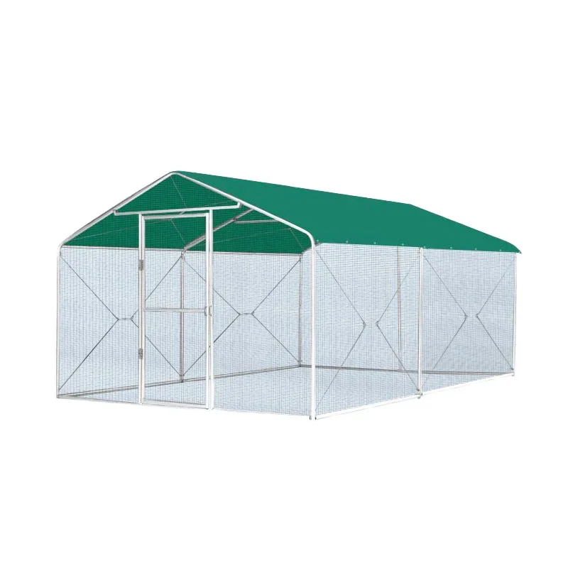 Outdoor rain shelter  nest Poultry chicken cage  shed Pigeon house  free-range steel tube    Large-scale breeding chicken shed
