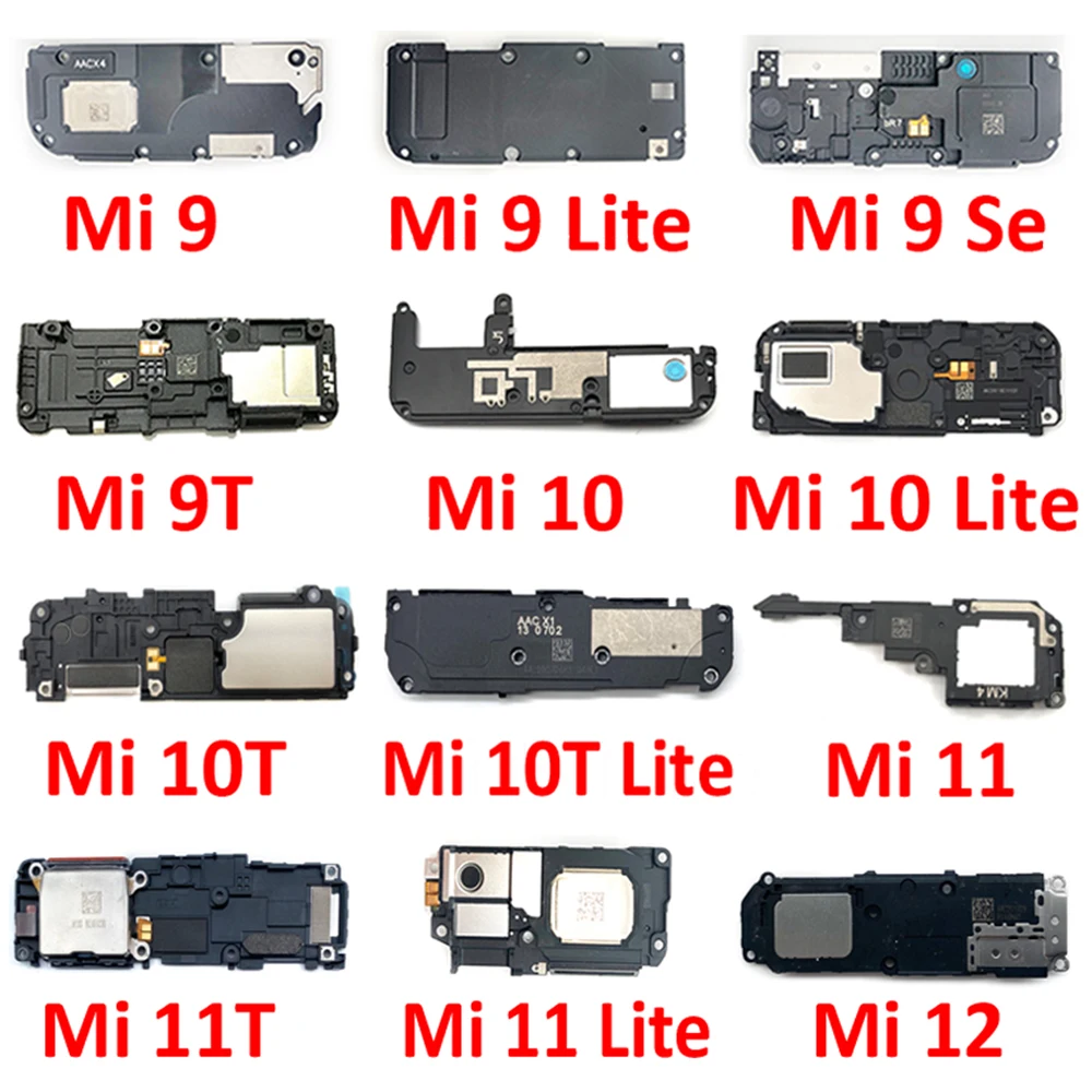 New For Xiaomi Mi 8 9 10 9T 10 10T 11 11T 12 Lite Se Pro Loud Speaker Buzzer Ringer Replacement Accessories Parts