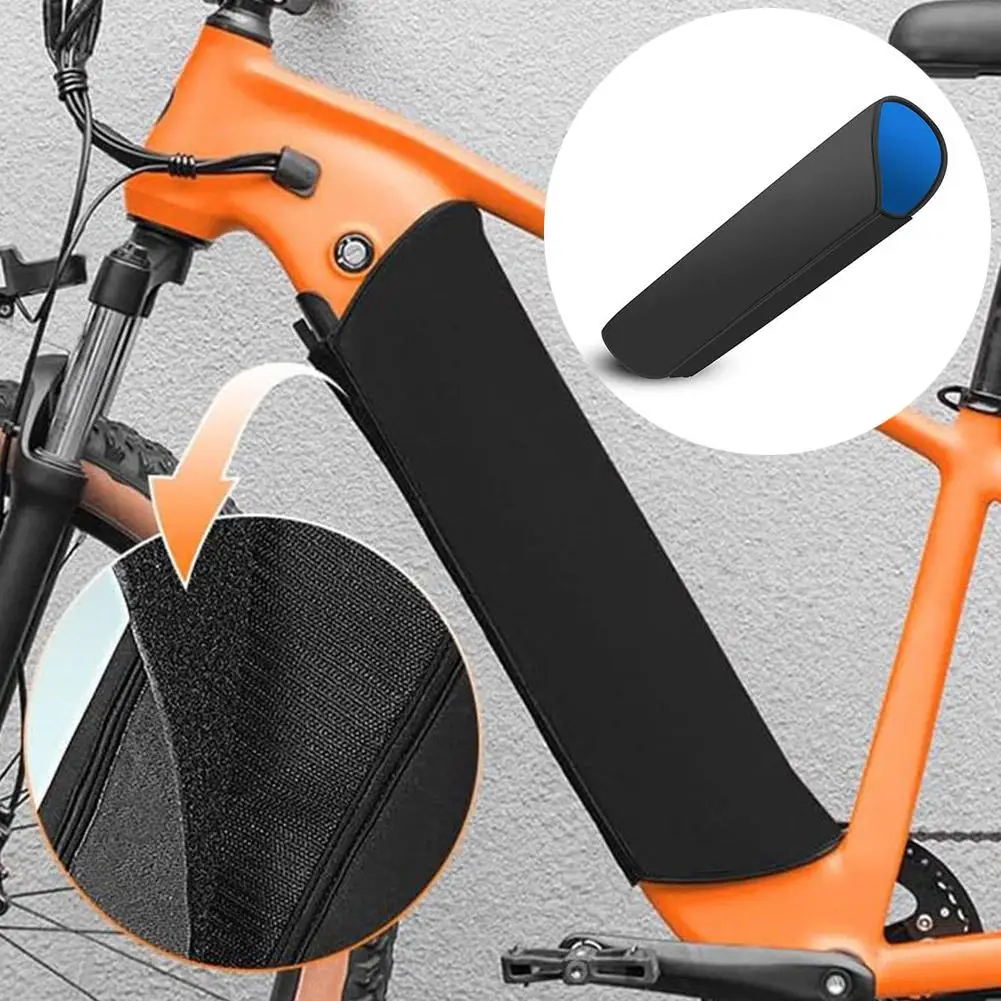 

1pc E-Bike Battery Protective Cover Neoprene Bicycle Battery Protection Waterproof Cover Prevents Water Damage Dustproof Daily