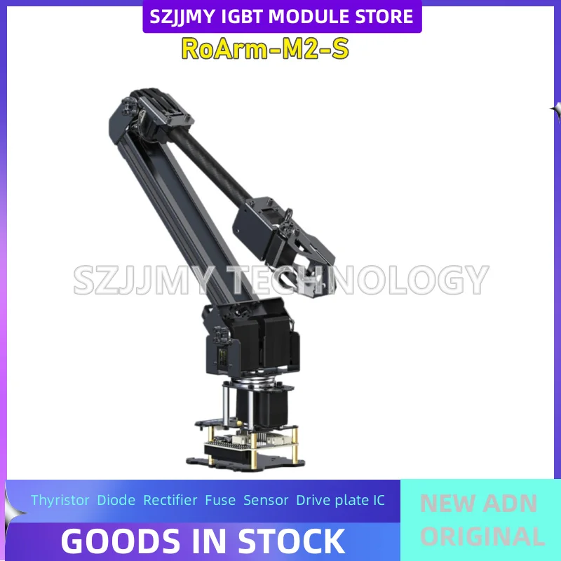 4-DOF High Torque Bus Servo Robot Arm ESP32 Lightweight and Scalable Provides Routine