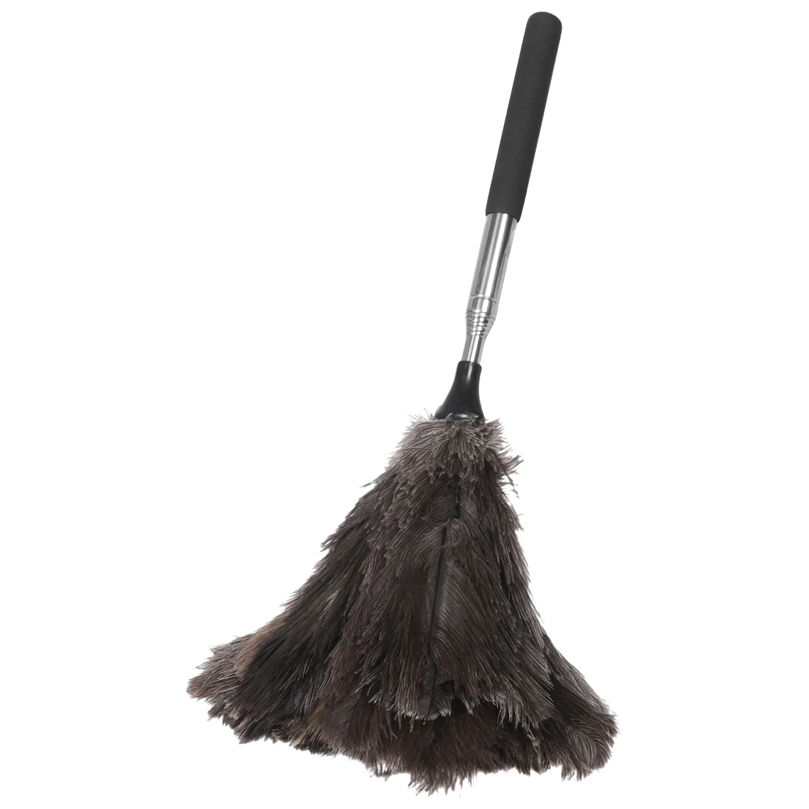 

Телескопическая щетка для уборки из нержавеющей стали с регулируемой длиной - прочный инструмент для уборки дома, для потолочных вентиляторов и удаления паутины