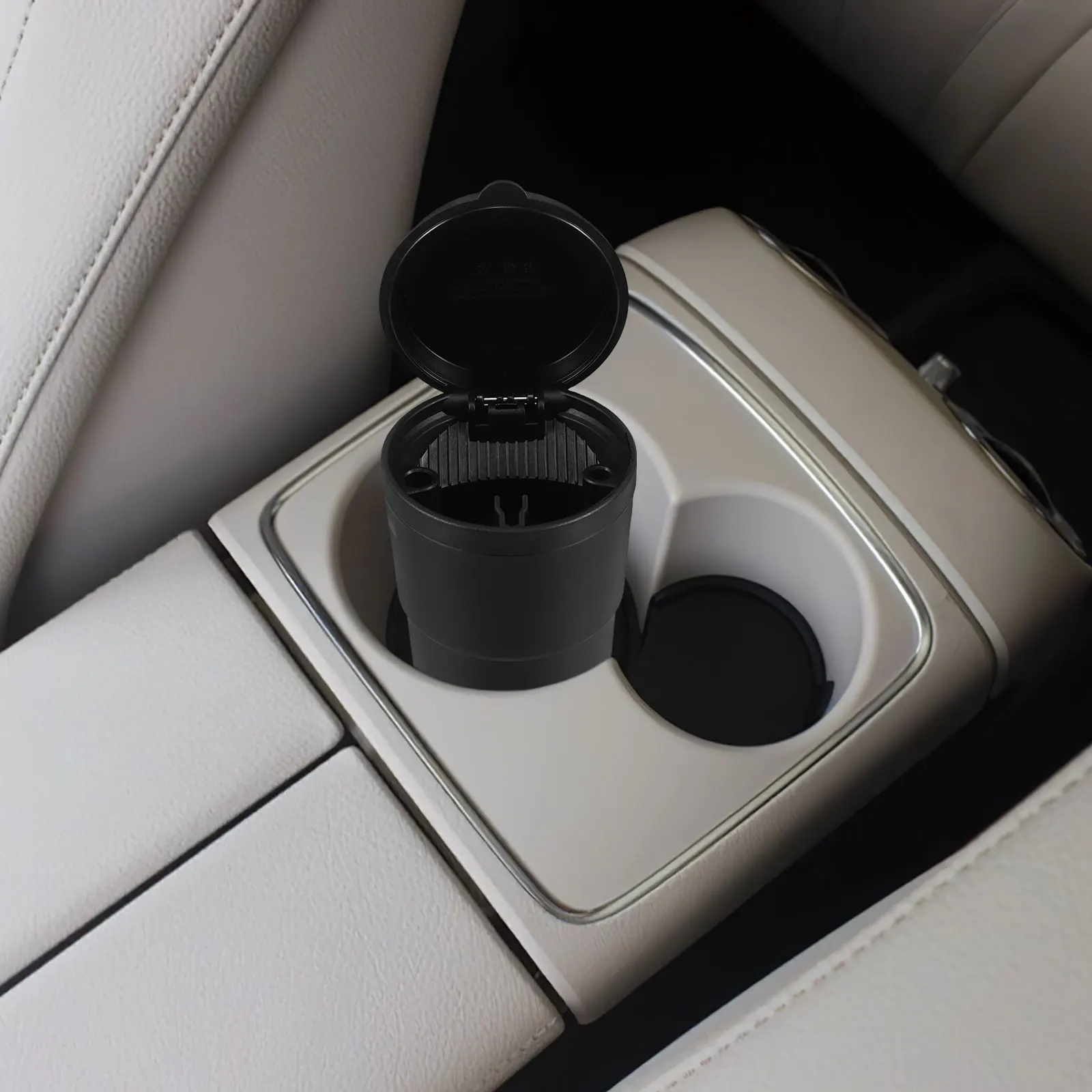 

Car Ashtray With Lid Portable Mini Automotive Cigarette Holder For Truck Vehicle Home Use Cup Holder Trash Can Pbt Abs Material