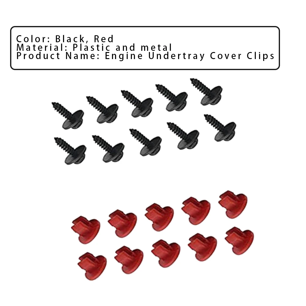 20 قطعة غطاء المحرك Undertray كليب مسامير لفورد فوكس مونديو MK2 MK3 #4