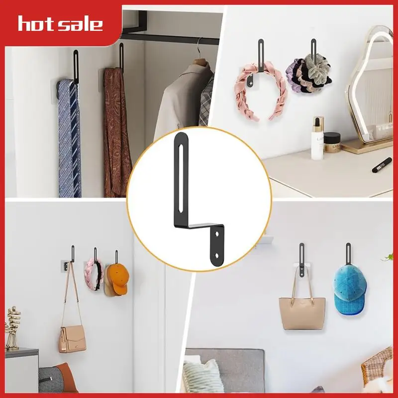 

A50M-Hat Hanger For Wall 6 Packs,Hat Hooks For Wall, Metal Baseball Hat Rack For Wall , Hat Storage For Baseball Caps