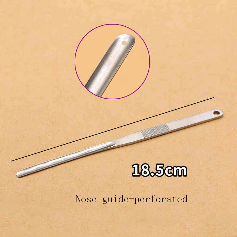 Nose guide perforated nose guide stainless steel nose cosmetic plastic instrument tools ultra-thin