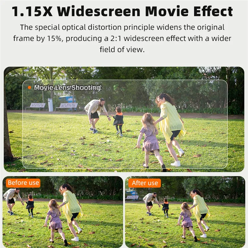 

ABMF- широкоугольный фильтр для объектива DJI Osmo Pocket 3, профессиональная HD-объектив с магнитной структурой, защита карданного подвеса, замена камеры