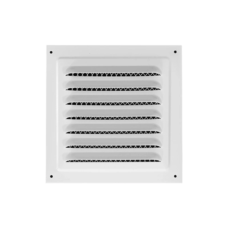 Square Diffuser Ducting Ventilation Cover Stainless Steel Air Vent Cover for Bathroom Office Kitchen Ventilation