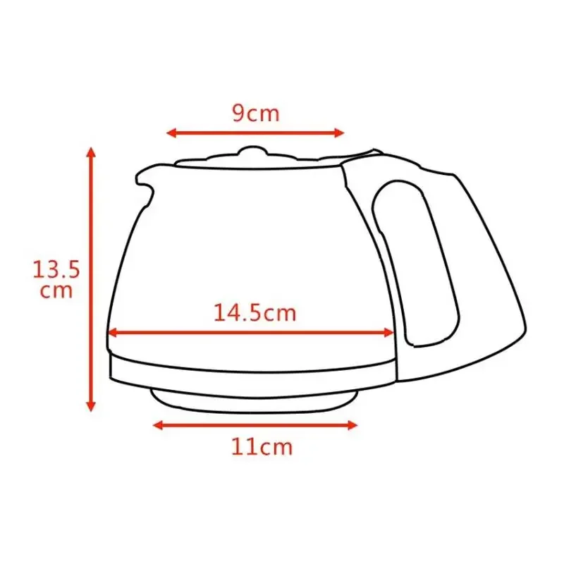 new coffee pot for Bosch CM-829 coffee machine replacement glass pot