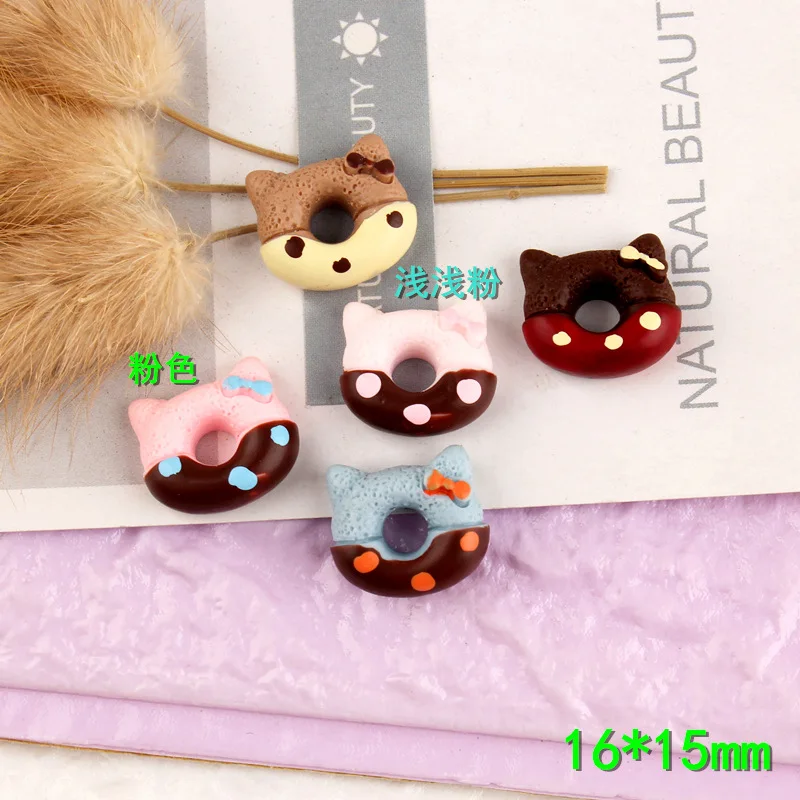 6/8/10 stücke Mini süße Süßigkeiten Donut Puppe Essen so tun, als spielen Puppenhaus Zubehör Miniatur Home Craft Dekor Kuchen Kinder Küche Spielzeug – Detail 16