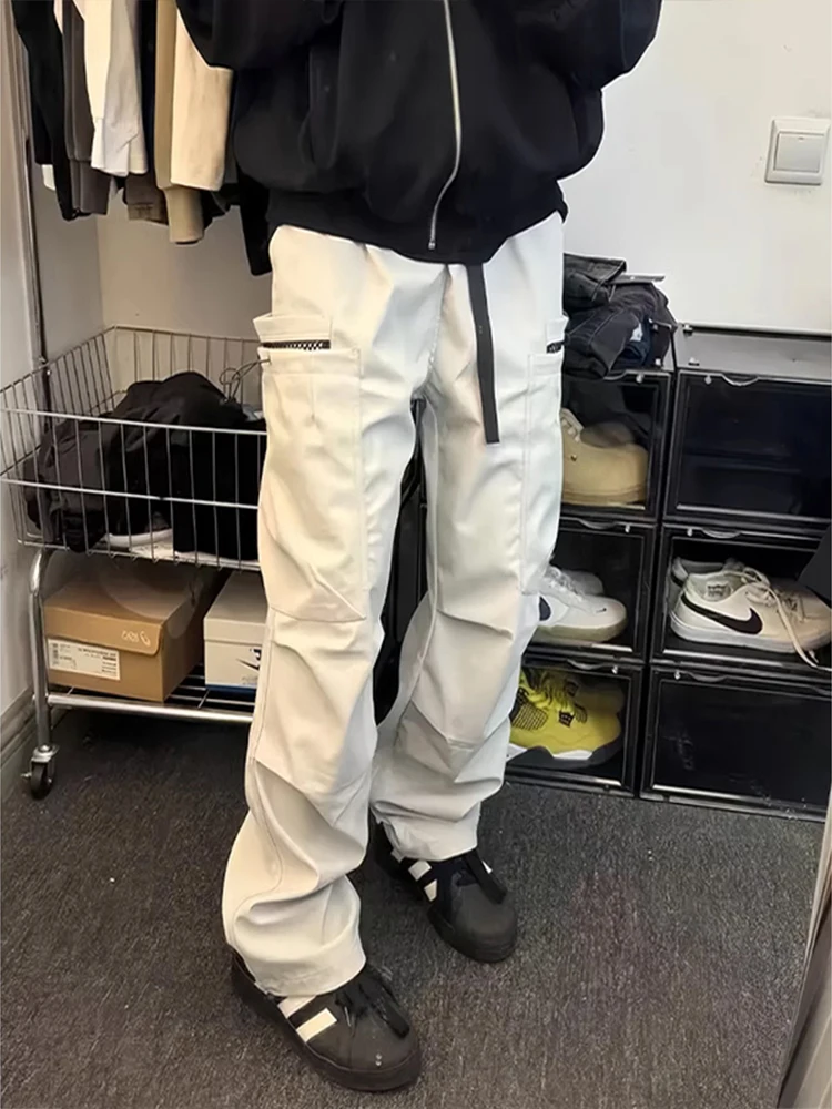 

Мужские брюки-карго American Sle Softell для активного отдыха, весна-осень, с множеством карманов, прямые, для работы и альпинизма