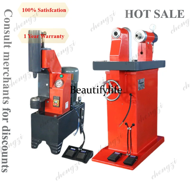 

A81 Auto Brake Shoe Riveting Machine Horizontal Hydraulic Rivet Machine Brake Lining Riveter Professional Auto Repair Tools