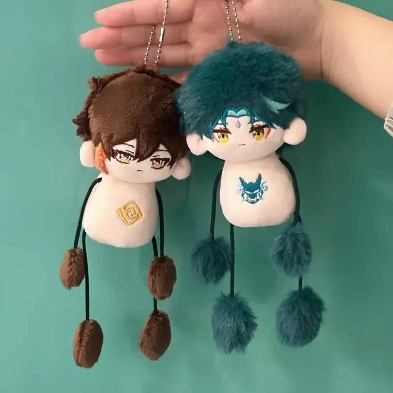 Genshin Impact Ant Body pluszowe zabawki Xiao Zhongli Tighnari Klee Plushie lalka Kawaii zabawki wypchane zwierzę dla dzieci prezent na Boże Narodzenie