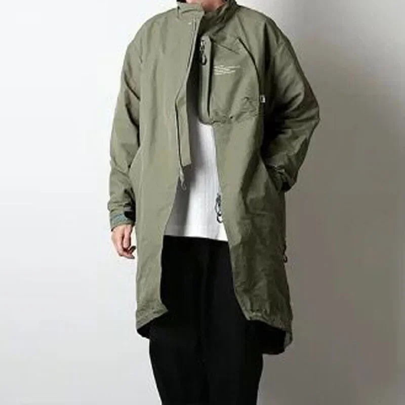 Combinaison Imperméable Fonctionnelle pour l\'Extérieur, Coupe-Vent CMF Long M51, Marque de Mode Cityboy Populaire, Veste à Fermeture Éclair