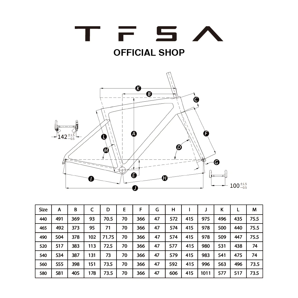 TFSA carbon fiber road bike frame disc brake 27.2mm seatpost with