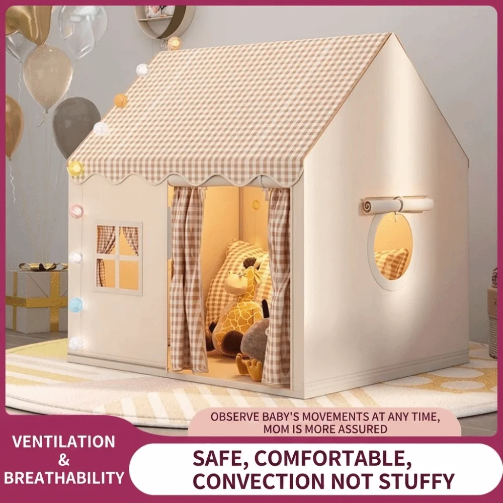 solid-play-tent-breathable-detachable-castle-play-house-portable-easy-assembly-baby-indoor-play-tent-outdoor