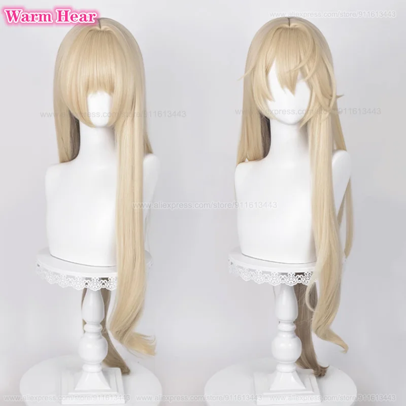 High Quality Luocha Synthetic Wig Anime Linen Gradient Long 90cm Cosplay Anime Wig Heat Resistant Hair Halloween Party 2024 Wigs