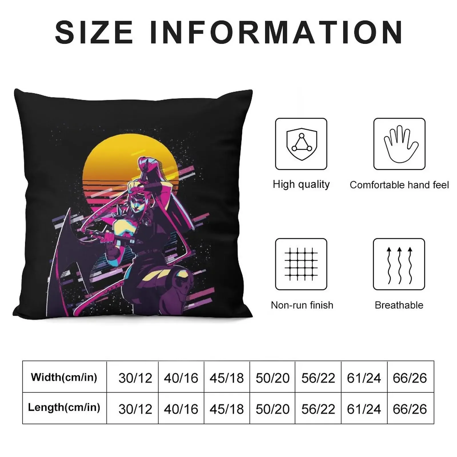 Megaera - Hades (80s Retro) Throw Pillow luxury throw pillow covers Cushion Cover For Sofa pillow