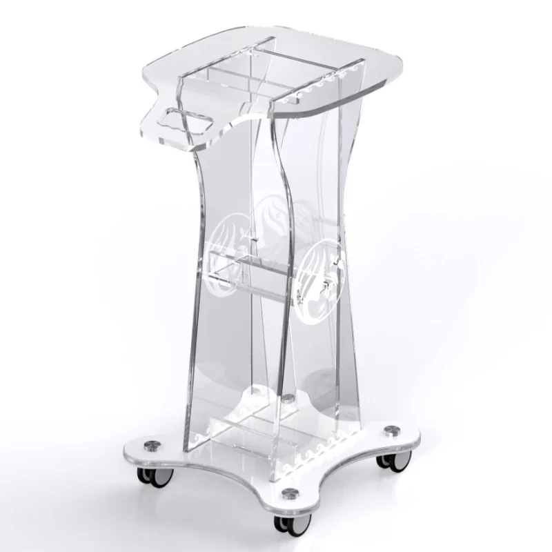 Professional Hairdressing Cart Mobile Salon Trolley Auxiliary Wheels Beauty Cosmetic Helper Removable Storage Carllo Trolly