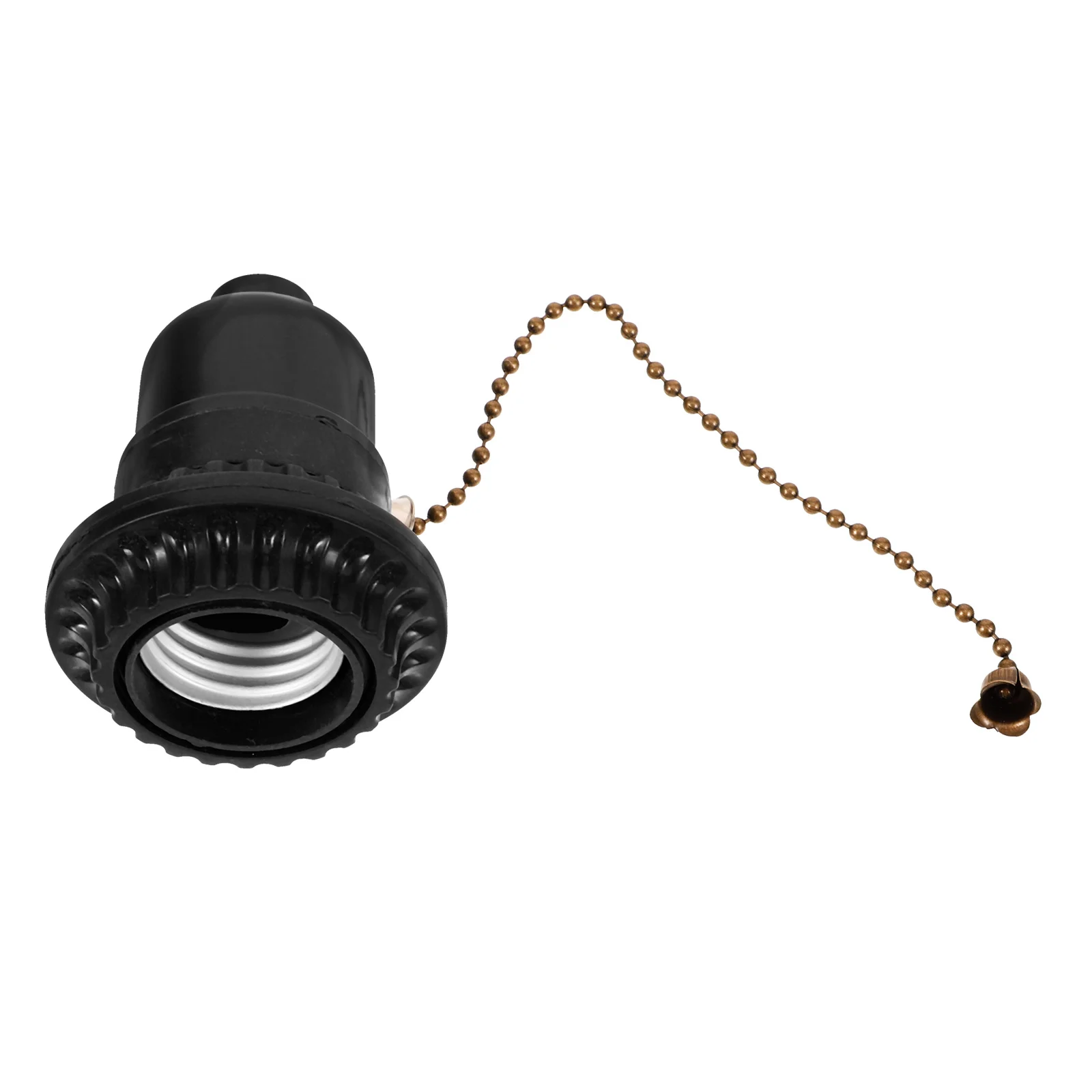

Pull Chain Lampholder Solid Bakelite Durable Lamp Socket Replacement Household Ceiling Light Lamp Base Lighting Accessory