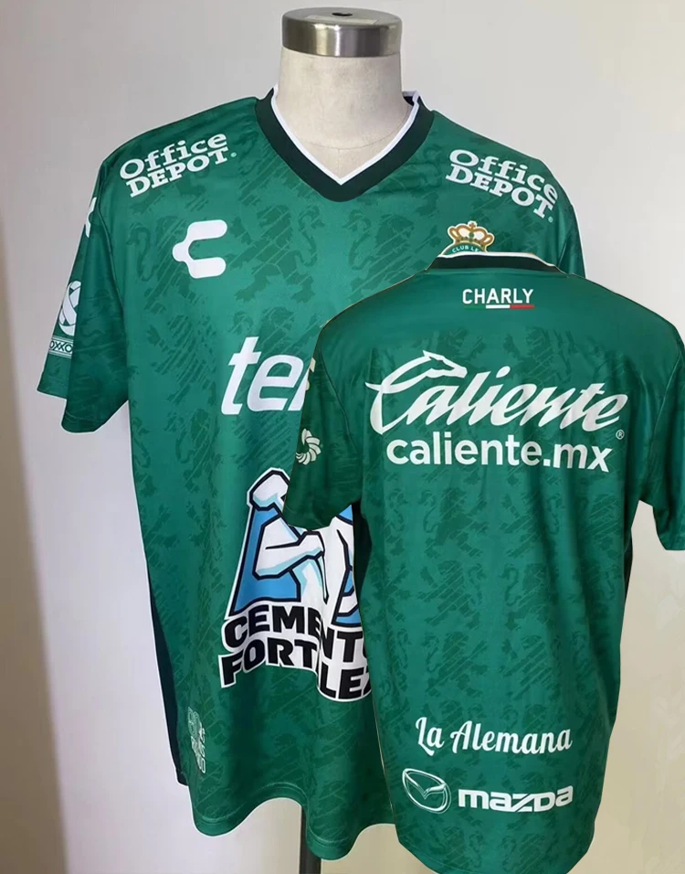 

Best-selling Mexican League Leon Jersey Printing Men's and Women's Outdoor Sports Fashion Breathable Comfortable Short Sleeves