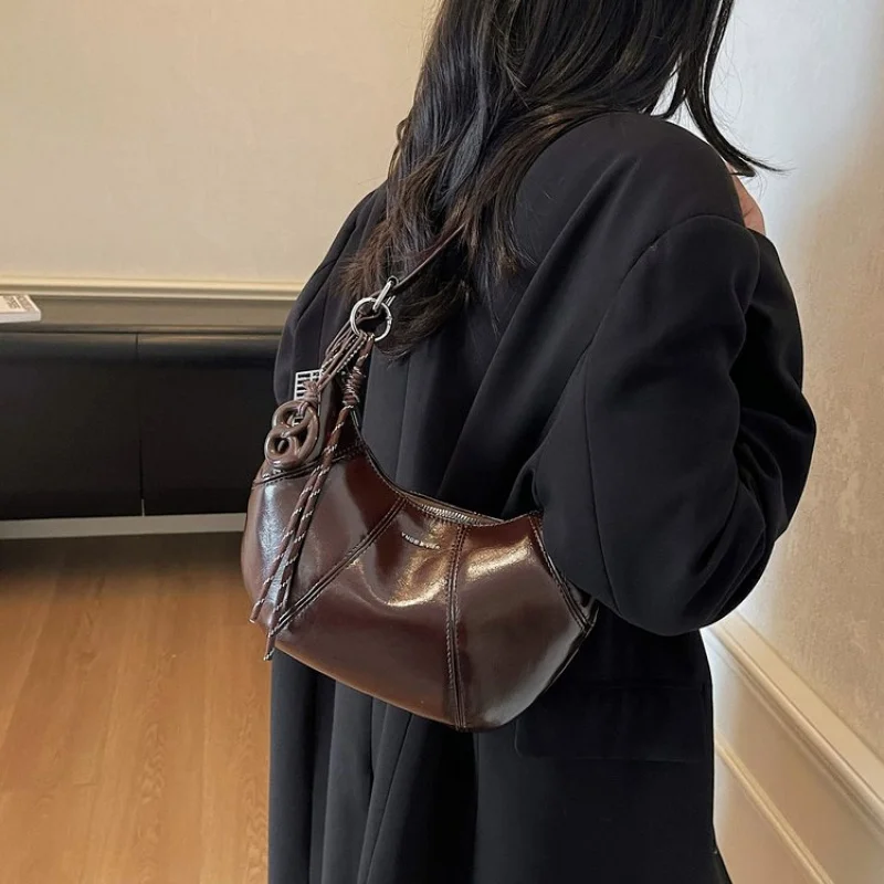 

Женская сумка через плечо из парусиновой кожи, повседневная, винтажная, популярная, прочная, мягкая, в современном стиле