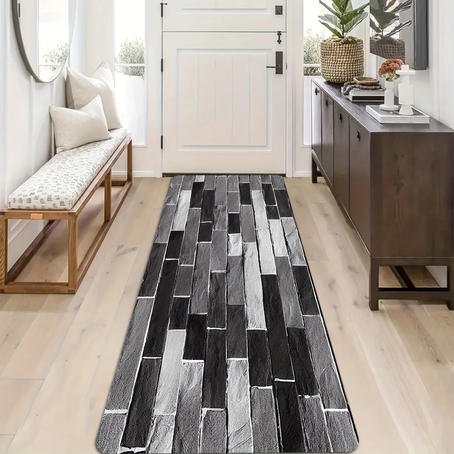 1 stuk zwart-wit-grijs tegelpa - Commercial Kitchen Tile Flooring recensie en prijs