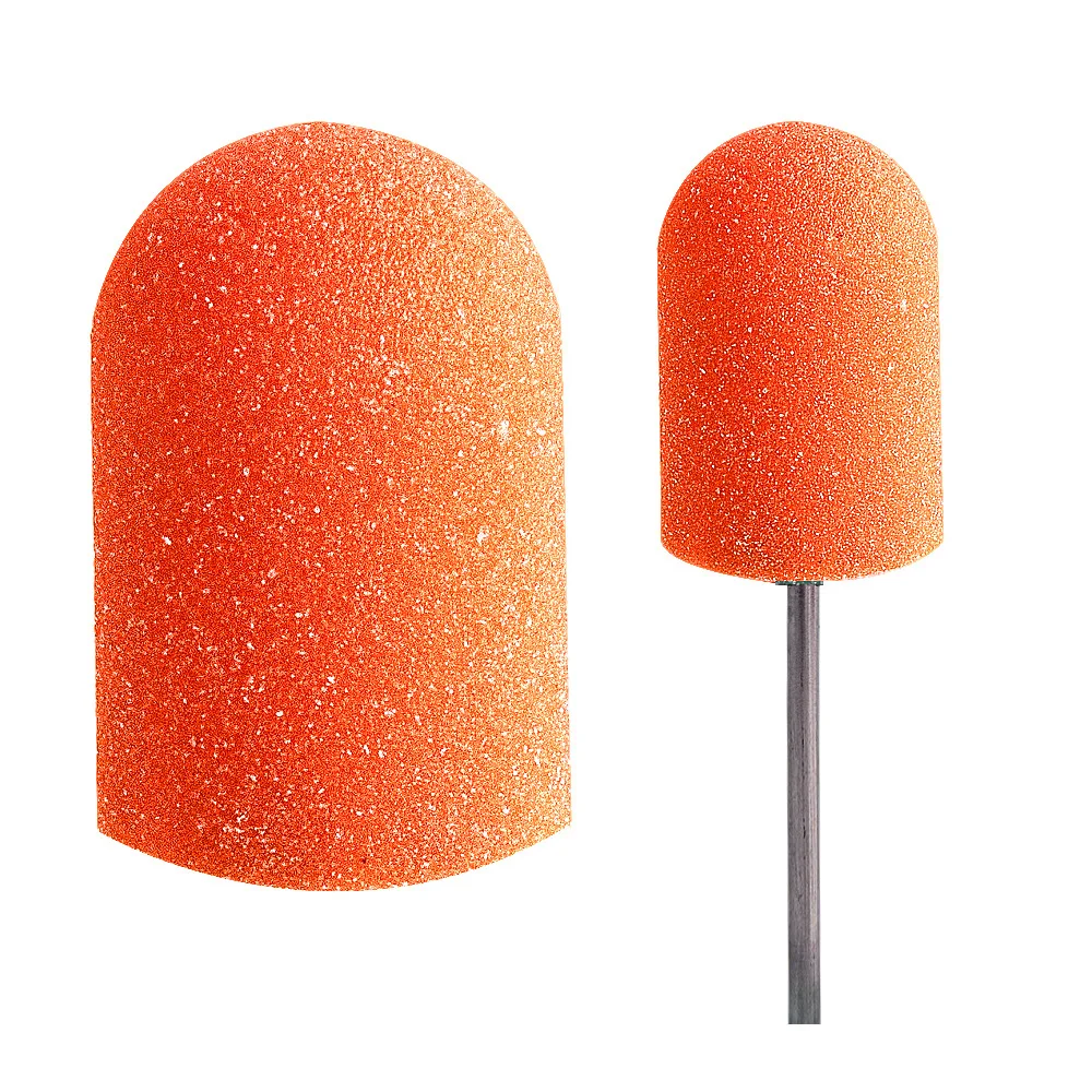 قبعات صنفرة الأظافر 80 حصى لملف القدم مزيل مسامير القدم مانيكير باديكير تلميع الأظافر صالون المنزل استخدام للبشرة الصلبة الجافة الميتة #3