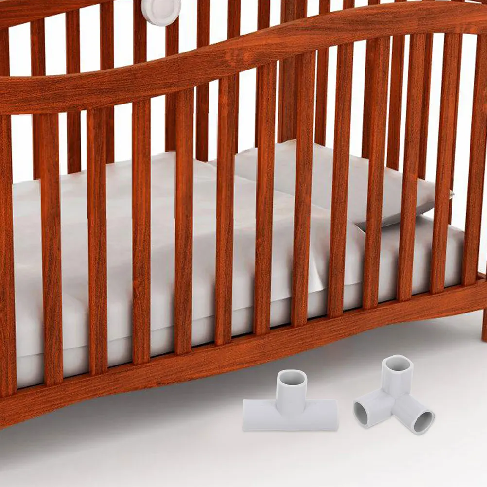 10Pcs Baby Playpen Connectors 3 Way Elbow T-Shaped Replacement Parts for Indoor Safety Gates Toddler Fence Accessories