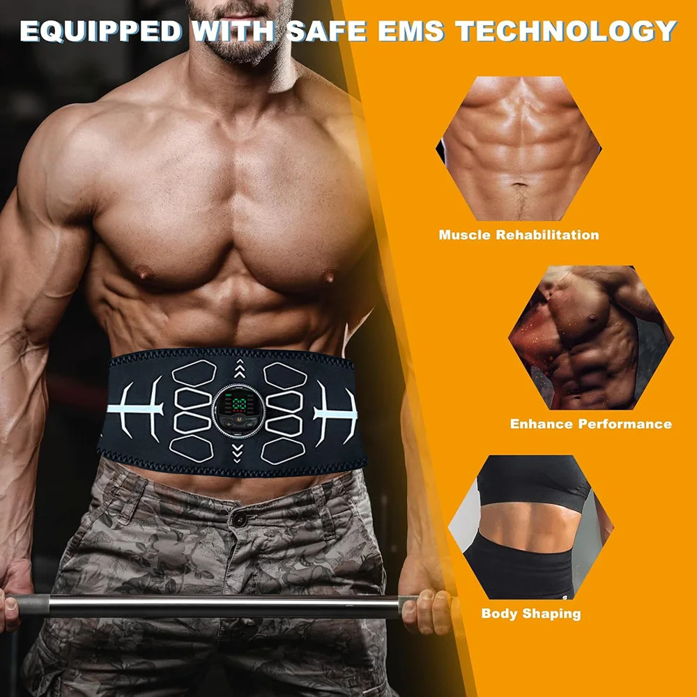 الإلكترونية EMS العضلات الحبر Abs محفز البطن التنغيم حزام تدليك الجسم البطن قوة التدريب أجهزة لياقة بدنية للجنسين